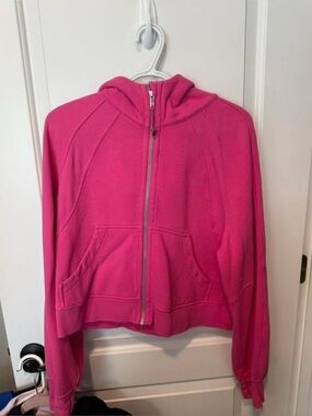 lululemon athletica Hot Pink Full-Zip Hoodie Jacket SIZE M/L